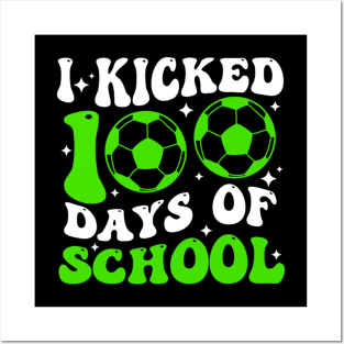 I Tackled 100 Days of School Football 100th Day Teacher Posters and Art